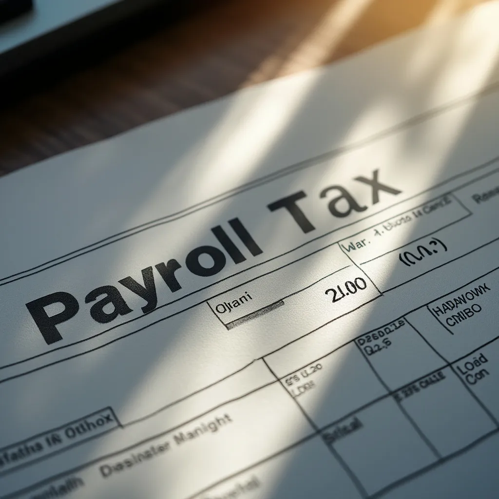 Jeune professionnel célibataire calculant ses impôts